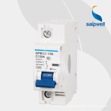 SAIP/SAIPWELL NUEVO Design MCCB 60 amperios DC mini circuito de circuito